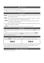 Preview for 2 page of CEA EA1500-1440WH-1 Series User Manual