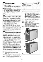 Preview for 9 page of CEA PROJECT 1600 Operator'S Manual & Spare Parts List