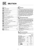 Preview for 18 page of CEA PROJECT 1600 Operator'S Manual & Spare Parts List