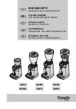 Ceado E37J Use And Maintenance Manual preview