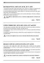 Preview for 2 page of Ceado E37J Use And Maintenance Manual