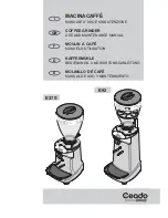 Ceado E37S Use And Maintenance Manual предпросмотр