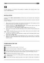 Preview for 18 page of Ceado E37SD Use And Maintenance Manual