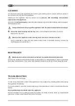 Preview for 21 page of Ceado E37SD Use And Maintenance Manual