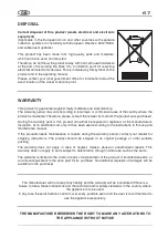 Preview for 67 page of Ceado E37Z-Barista Use And Maintenance Manual