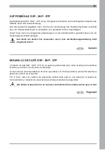 Preview for 3 page of Ceado E5P Use And Maintenance Manual