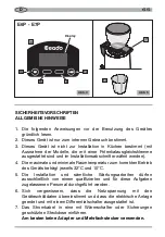 Предварительный просмотр 65 страницы Ceado E5P Use And Maintenance Manual