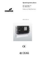 Preview for 1 page of CEAG COOPER CG-Controller Operating Instructions Manual