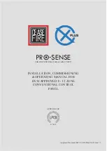 Preview for 1 page of CEASE FIRE CFX-Plus Pro-Sense 12 Installation, Commissioning & Operating  Manual