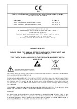 Preview for 2 page of CEASE FIRE CFX-Plus Pro-Sense 12 Installation, Commissioning & Operating  Manual