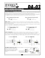 Предварительный просмотр 5 страницы CEBEK DA-03 Manual