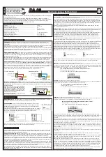 Предварительный просмотр 1 страницы CEBEK DA-06 Quick Start Manual