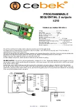 CEBEK I-210 Quick Start Manual предпросмотр