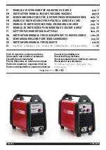 Preview for 1 page of Cebora 3301012 Instruction Manual