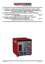 Cebora 465.01 Instruction Manual preview