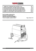 Cebora Bravo 165 Combi Instruction Manual preview