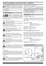 Preview for 5 page of Cebora JAW-FEED Instruction Manual