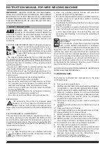 Preview for 8 page of Cebora MONO STAR MIG 1620/M Instruction Manual