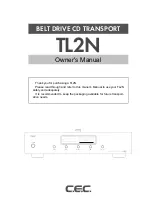 cec TL2N Owner'S Manual preview