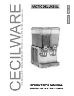 Cecilware 20/1PD Operator'S Manual preview