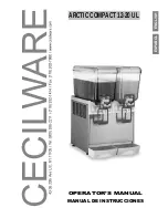 Cecilware ARCTIC COMPACT 12-20 UL Operator'S Manual preview