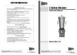 Preview for 1 page of Cecilware B8A-120 Instruction Manual