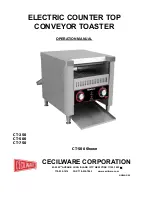 Cecilware CT-250 Operation Manual preview