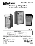 Cecilware CTR2.68LD Operator'S Manual предпросмотр