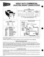 Cecilware EL-24SH Operation Manual предпросмотр