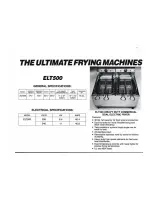 Preview for 2 page of Cecilware ELT-500 Specifications