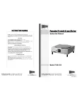 Cecilware FCM-120 Instruction Manual preview