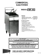 Cecilware FMP-403 User Manual preview