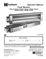 Preview for 1 page of Cecilware FW24M Operator'S Manual