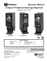 Cecilware GB1 series Operator'S Manual preview