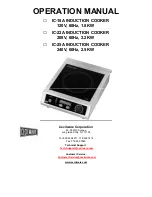 Cecilware IC-18A Operation Manual предпросмотр