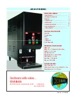 Cecilware JAVA2-LP Operational Manual preview