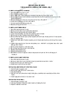 Preview for 4 page of Cecilware ME-10E Operation Manual