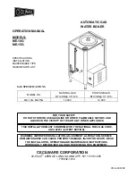 Cecilware ME-10G Operation Manual preview