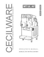 Cecilware MT 1 Operator'S Manual предпросмотр