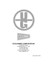 Предварительный просмотр 16 страницы Cecilware MT-2-ULAF Operator'S Manual