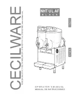 Preview for 1 page of Cecilware NHT-1P-UL Operator'S Manual