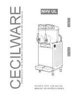 Preview for 1 page of Cecilware NHV-2-UL Operator'S Manual