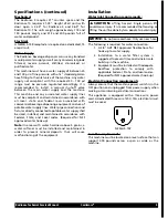 Preview for 5 page of Cecilware Radiance 10 Technical & Service Manual