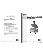 Preview for 1 page of Cecilware SFSGA-120 Instruction Manual