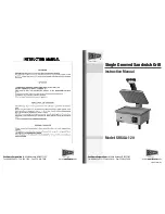 Preview for 1 page of Cecilware SRSGA-120 Instruction Manual