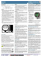 Preview for 2 page of Cecomp DPG2000B D4 Instruction Manual