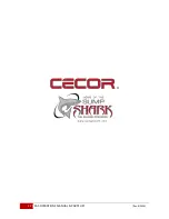 Предварительный просмотр 22 страницы CECOR SA5-DT Operation Manual