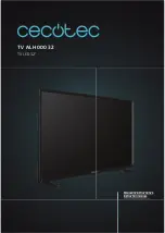 Предварительный просмотр 1 страницы cecotec TV ALH00032 Instruction Manual