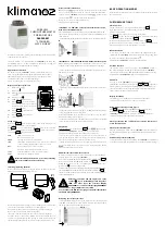 Preview for 3 page of Cedac102 Klima102 A00900001 Manual