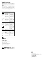 Preview for 4 page of Cedac102 Klima102 A00900001 Manual